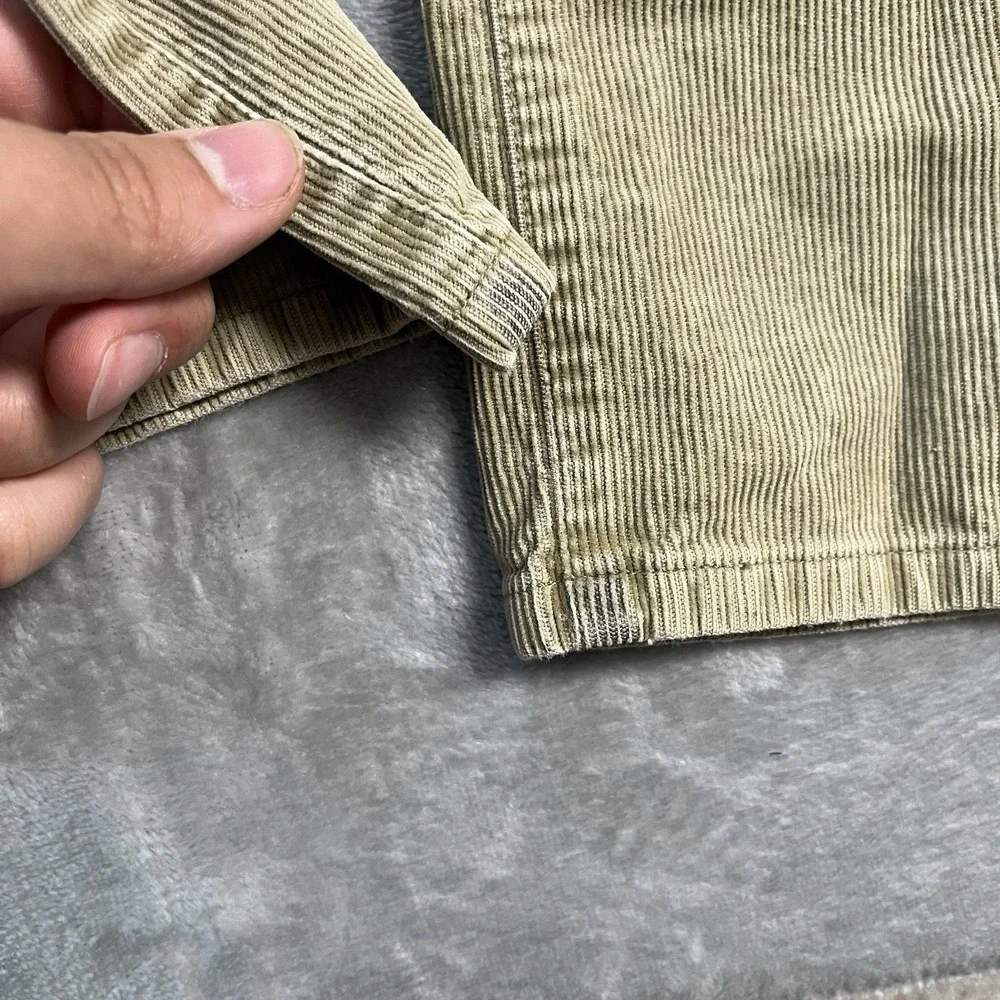 Polo Ralph Lauren Corduroy Pants Mens 38x32 Beige Tan Straight Dungarees Preppy